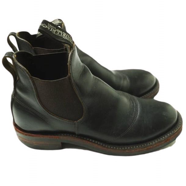 RRL ダブルアールエル アメリカ製 CONGRESS BOOT コングレスブーツ US5(23cm) BLACK Double RL サイドゴア チェルシー シューズ g17952 |  | 02