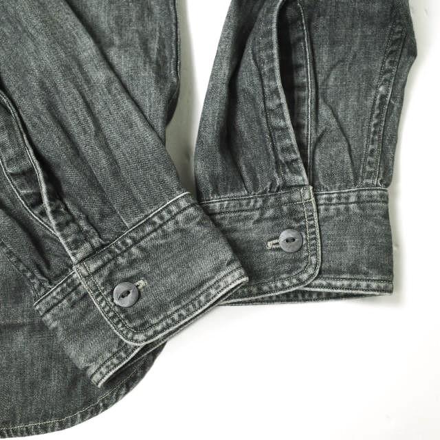 RRL ブラックデニムシャツ 90s RRL ダブルアールエル ラルフローレン ブラックデニム