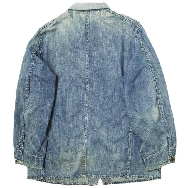 STRONG RELIABLE ストロングリライアブル 40s 2ポケット デニムカバーオール 大戦モデル 38程度 スペシャル ヴィンテージ ジャケット |  | 01