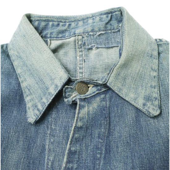 STRONG RELIABLE ストロングリライアブル 40s 2ポケット デニムカバーオール 大戦モデル 38程度 スペシャル ヴィンテージ ジャケット |  | 02