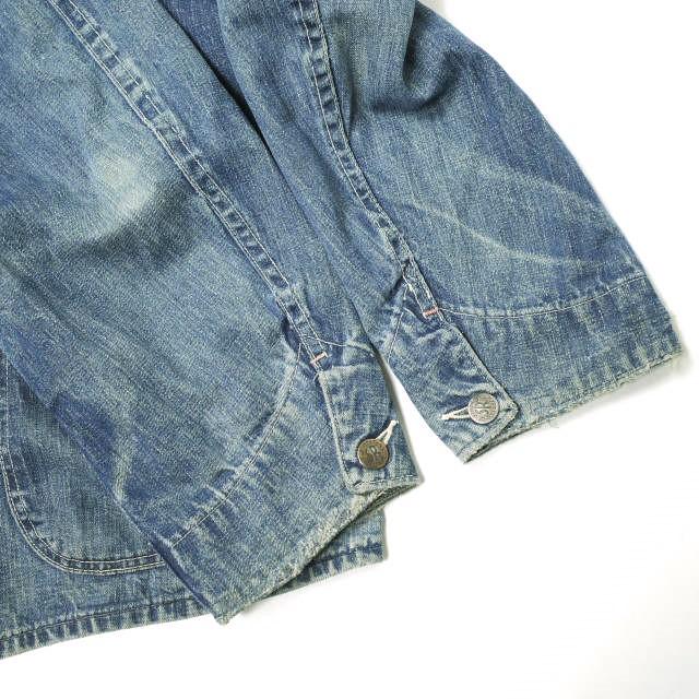 STRONG RELIABLE ストロングリライアブル 40s 2ポケット デニムカバーオール 大戦モデル 38程度 スペシャル ヴィンテージ ジャケット |  | 04