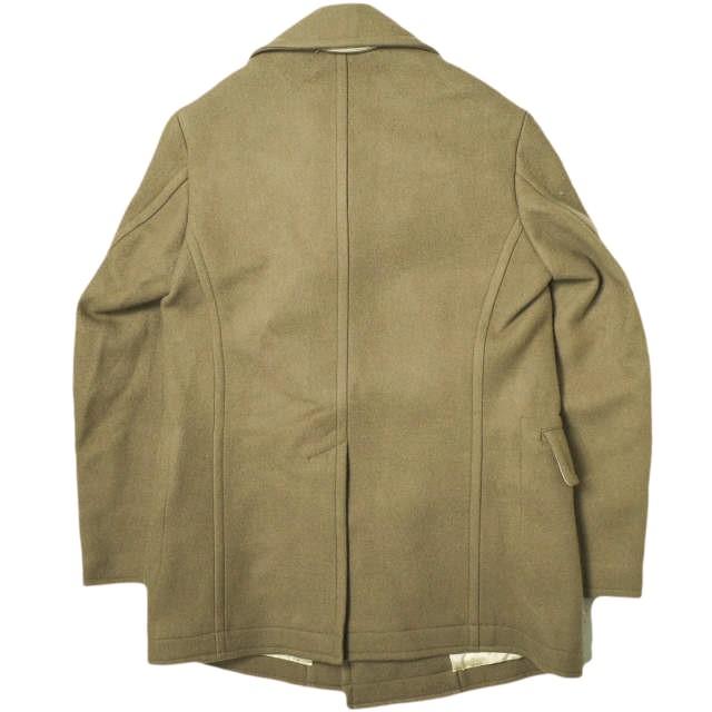 SCYE BASICS サイベーシックス 日本製 ウールカシミヤメルトンPコート 5116-73524 36 ブラウンベージュ ピーコート アウター【中古】【SCYE BASICS】 SCYE BASICS サイベーシックス 日本製 ウールカシミヤメルトンPコート