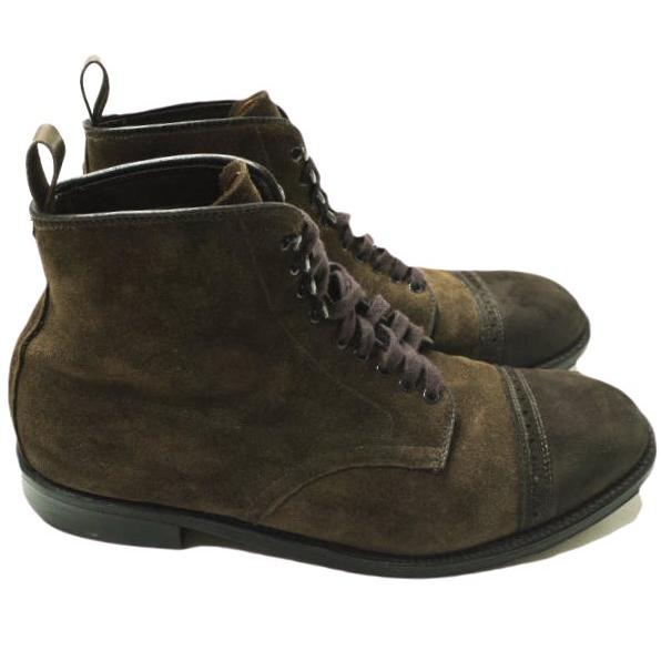 美品　オールデン ALDEN  スエード　6  24 D0616C ALDEN x BEAUTY＆YOUTH オールデン 別注 スエードパンチド