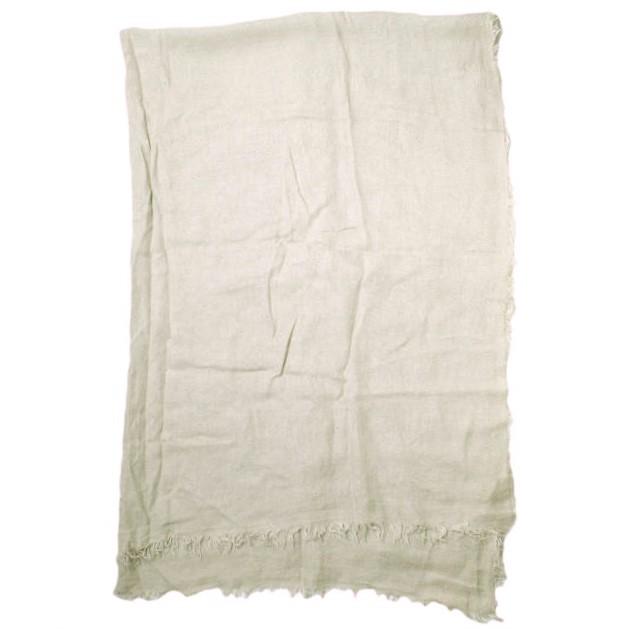 ASAUCE MELER アソースメレ 日本製 フランダースリネンガーゼストール ライトベージュ 大判サイズ g18056 | 