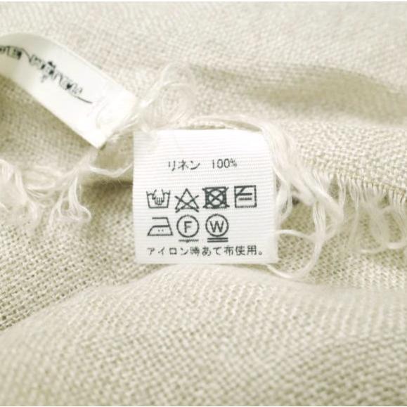 ASAUCE MELER アソースメレ 日本製 フランダースリネンガーゼストール ライトベージュ 大判サイズ g18056 |  | 07