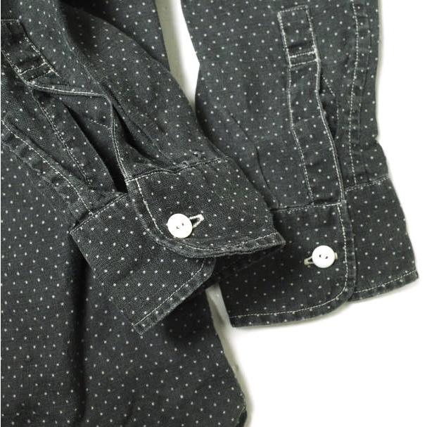 RRL ダブルアールエル POLKA DOT LINEN PULLOVER SHIRTS ポルカドットリネンプルオーバーシャツ 3 BLACK Double RL レディース g18090 |  | 04