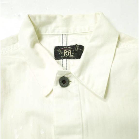 RRL ダブルアールエル Cotton Herringbone Paint Splatter Chore
