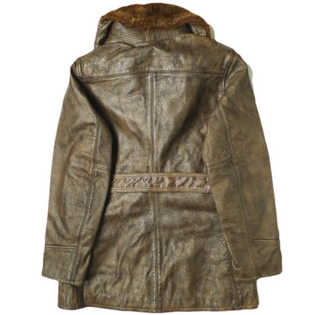 RRL ダブルアールエル シアリングカラー レザージャケット 282917081001 2 ダークブラウン Double RL レディース 定価349,800円 g18093 |  | 01