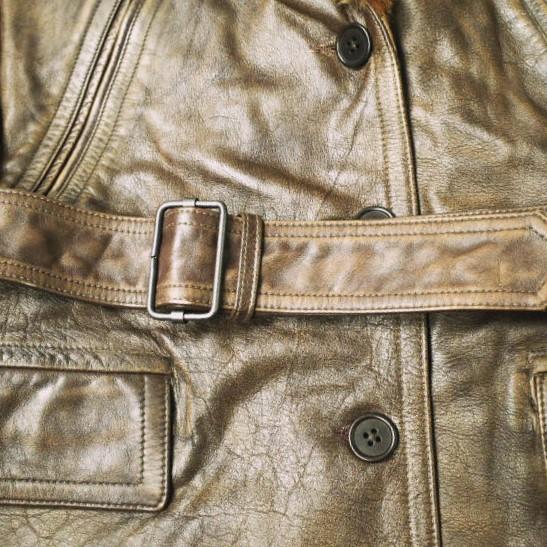 RRL ダブルアールエル シアリングカラー レザージャケット 282917081001 2 ダークブラウン Double RL レディース 定価349,800円 g18093 |  | 06