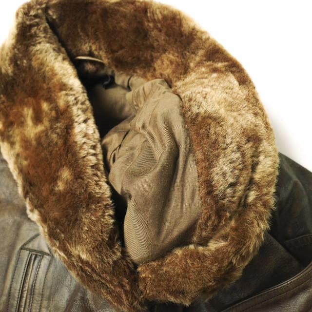 RRL ダブルアールエル シアリングカラー レザージャケット 282917081001 2 ダークブラウン Double RL レディース 定価349,800円 g18093 |  | 08