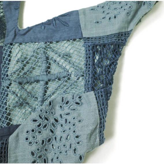 RRL ダブルアールエル パッチワークスリーブレスドレス ノースリーブワンピース 1 Indigo Double RL レディース 定価176,000円 g18095 |  | 04