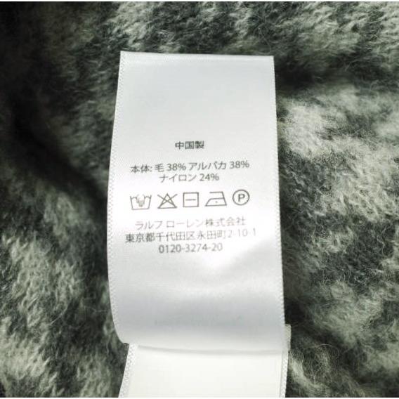 POLO RALPH LAUREN ポロ・ラルフローレン ハウンドトゥースウールブレンドベスト 211764642002 M グレー 千鳥格子 Vネック ニット g18105 |  | 07