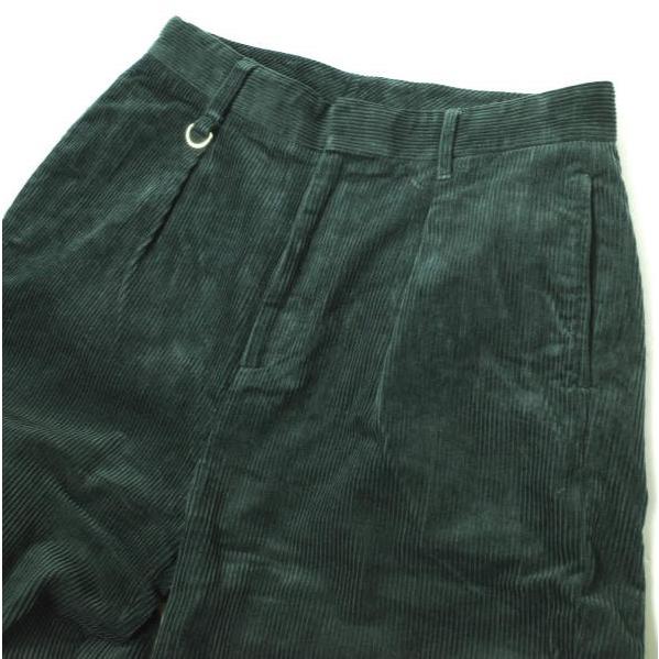 monkey time モンキータイム 8W CORD WIDE 1P PANTS 1プリーツコーデュロイパンツ 8314-199-0378 S ダークグリーン アローズ g18142 |  | 03