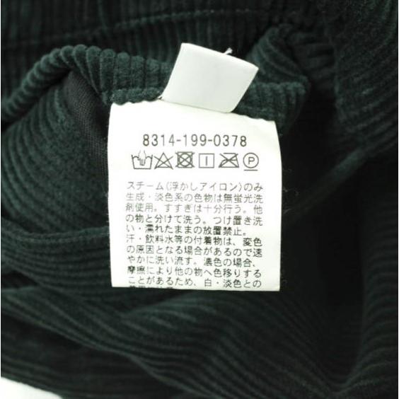 monkey time モンキータイム 8W CORD WIDE 1P PANTS 1プリーツコーデュロイパンツ 8314-199-0378 S ダークグリーン アローズ g18142 |  | 08