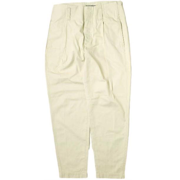 POLO RALPH LAUREN ポロラルフローレン カーブチノパンツ ハイライズテーパードフィットパンツ 4 ベージュ 1プリーツ ワイド バギー g18156 | 