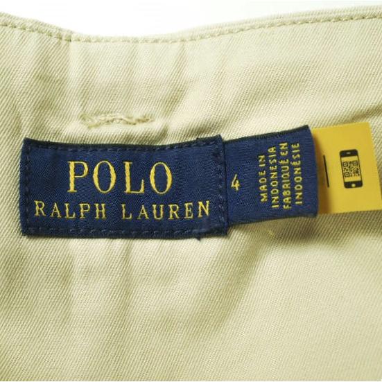 POLO RALPH LAUREN ポロラルフローレン カーブチノパンツ ハイライズテーパードフィットパンツ 4 ベージュ 1プリーツ ワイド バギー g18156 |  | 02