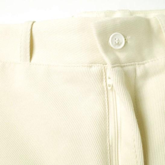 新品 UNUSED アンユーズド 20AW 日本製 LINE PANTS キャバリーツイル ラインパンツ UW0920 2 OFF WHITE ボトムス g18169 |  | 05