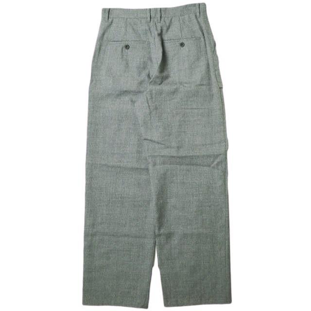 新品 MATSUFUJI マツフジ 21AW Wool Front Pocket Trousers ウールフロントポケットトラウザーズ M213-0402 2 GRAY ベイカーパンツ g18173 |  | 01