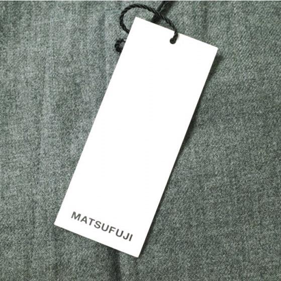 新品 MATSUFUJI マツフジ 21AW Wool Front Pocket Trousers ウールフロントポケットトラウザーズ M213-0402 2 GRAY ベイカーパンツ g18173 |  | 03