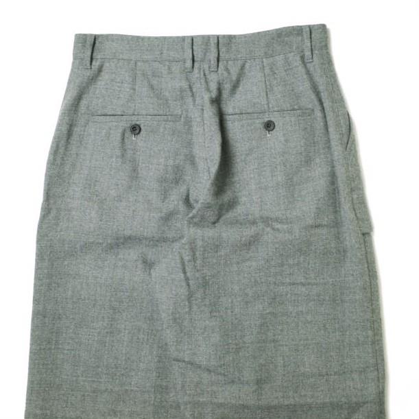 新品 MATSUFUJI マツフジ 21AW Wool Front Pocket Trousers ウールフロントポケットトラウザーズ M213-0402 2 GRAY ベイカーパンツ g18173 |  | 06