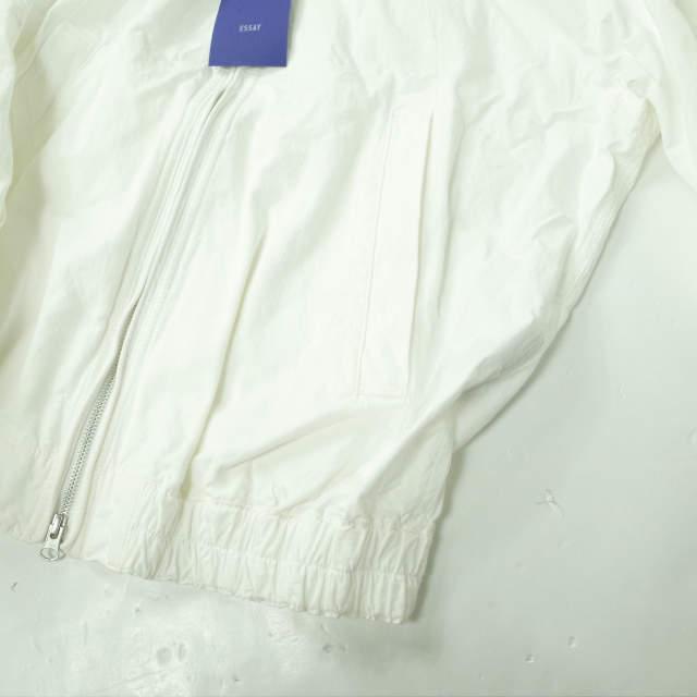 新品 ESSAY エッセイ 21SS 日本製 J-2 GUN ZIP JACKET ガンジップジャケット ?ES12J-02 3 WHITE ノーカラー ブルゾン ガンパッチ g18175 |  | 06