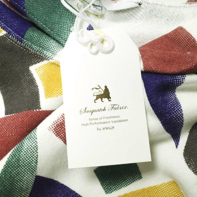 新品 SASQUATCHfabrix. サスクワァッチファブリックス 22AW FAR EAST AG HOODIE スウェットプルオーバーパーカー 22AW-CSP-001 XL WHITE |  | 04