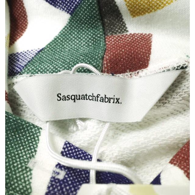 新品 SASQUATCHfabrix. サスクワァッチファブリックス 22AW FAR EAST AG HOODIE スウェットプルオーバーパーカー 22AW-CSP-001 XL WHITE |  | 08
