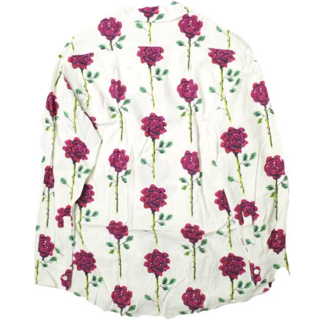 新品 SASQUATCHfabrix. サスクワァッチファブリックス 22SS ROSE BIG OPEN COLLAR SHIRT ローズビッグオープンカラーシャツ 22SS-SY9-006 M |  | 01