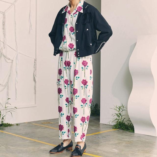 新品 SASQUATCHfabrix. サスクワァッチファブリックス 22SS ROSE BIG OPEN COLLAR SHIRT ローズビッグオープンカラーシャツ 22SS-SY9-006 M |  | 02