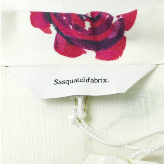 新品 SASQUATCHfabrix. サスクワァッチファブリックス 22SS ROSE BIG OPEN COLLAR SHIRT ローズビッグオープンカラーシャツ 22SS-SY9-006 M |  | 07