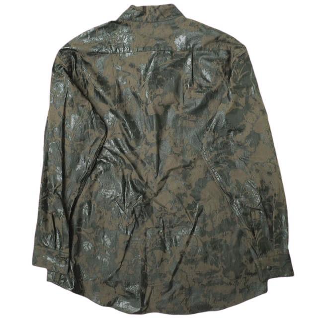 新品 SASQUATCHfabrix. サスクワァッチファブリックス 22AW 日本製 URUSHI WA-NECK SHIRT 漆 和ネックシャツ 22AW-SY9-006 L BLACK g18187 |  | 01