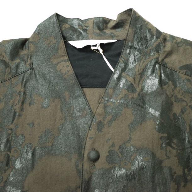 新品 SASQUATCHfabrix. サスクワァッチファブリックス 22AW 日本製 URUSHI WA-NECK SHIRT 漆 和ネックシャツ 22AW-SY9-006 L BLACK g18187 |  | 04