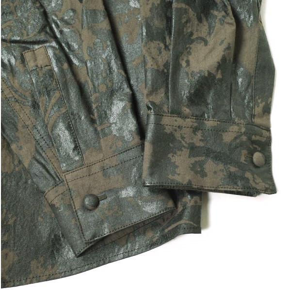 新品 SASQUATCHfabrix. サスクワァッチファブリックス 22AW 日本製 URUSHI WA-NECK SHIRT 漆 和ネックシャツ 22AW-SY9-006 L BLACK g18187 |  | 05