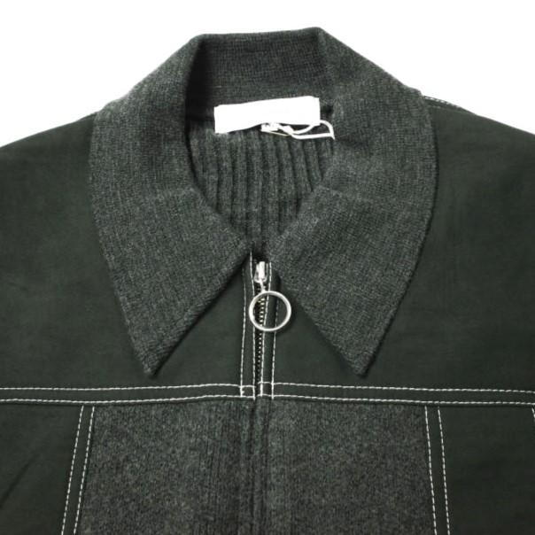 新品 SASQUATCHfabrix. サスクワァッチファブリックス 22AW FAUX SUEDE ZIP UP KNIT フェイクスエードジップアップニット 22AW-KNN-003 L |  | 03