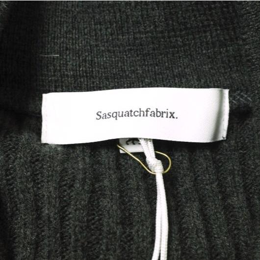 新品 SASQUATCHfabrix. サスクワァッチファブリックス 22AW FAUX SUEDE ZIP UP KNIT フェイクスエードジップアップニット 22AW-KNN-003 L |  | 06