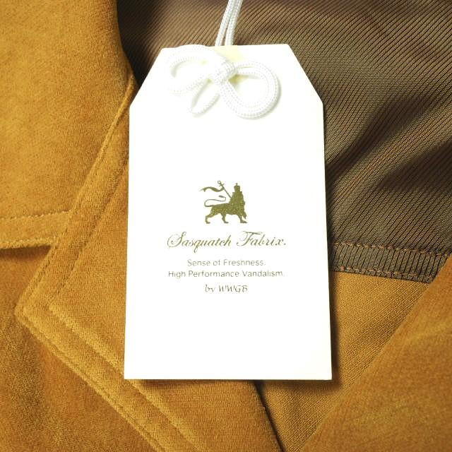新品 SASQUATCHfabrix. サスクワァッチファブリックス 22AW VELVET