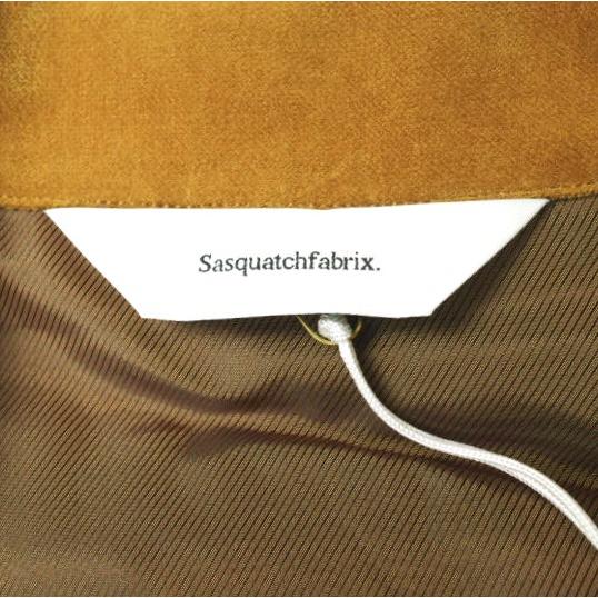 新品 SASQUATCHfabrix. サスクワァッチファブリックス 22AW VELVET BUSH SHIRT JACKET ベルベットブッシュシャツジャケット 22AW-SY9-005 L |  | 07
