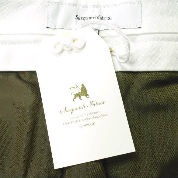 新品 SASQUATCHfabrix. サスクワァッチファブリックス 21AW 50-21 WESTERN PIPED STEM SLACKS サイド刺繍スラックス 21AW-PA9-001 S OLIVE |  | 02
