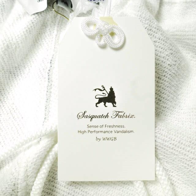 新品 SASQUATCHfabrix. サスクワァッチファブリックス 22AW FAR EAST AG SWEAT PANTS スウェットパンツ 22AW-CSP-001 L WHITE 裏毛 g18194 |  | 03