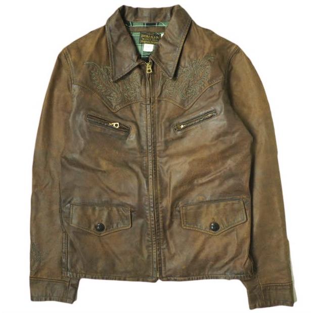 新品 RRL ダブルアールエル WHEATLEY EMBROIDERED LEATHER 新品 RRL ダブルアールエル WHEATLEY EMBROIDERED LEATHER