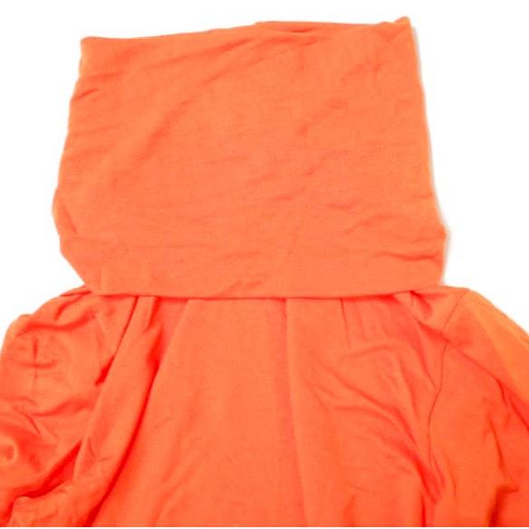 FUMIKA＿UCHIDA フミカウチダ 23AW NYLON RIBBED NECK HOODED TOP ナイロンジャージーハイネックカットソー FU-S-UW001 M ORANGE g18251 |  | 03