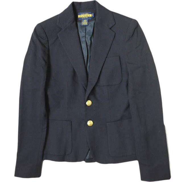 RUGBY RALPH LAUREN ラグビーラルフローレン 金ボタン ウールブレザー WMRGJKTS5S00041 0 NAVY テーラードジャケット アウター g18252 | 