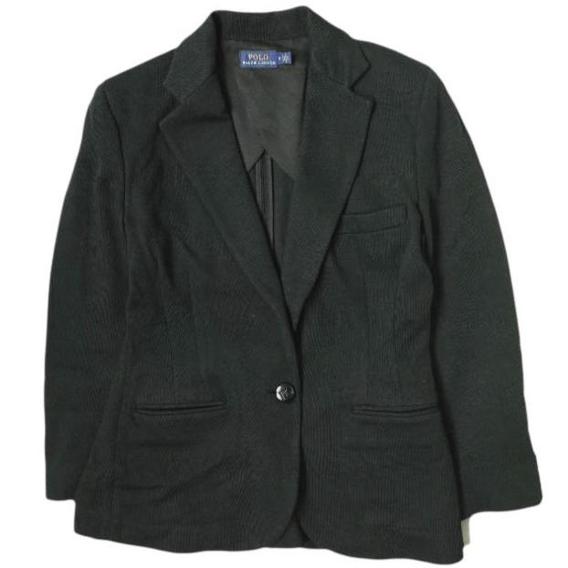 POLO RALPH LAUREN ポロ・ラルフローレン ニットジャージー1Bジャケット 211696984001 0 BLACK テーラードジャケット アウター g18254 | 
