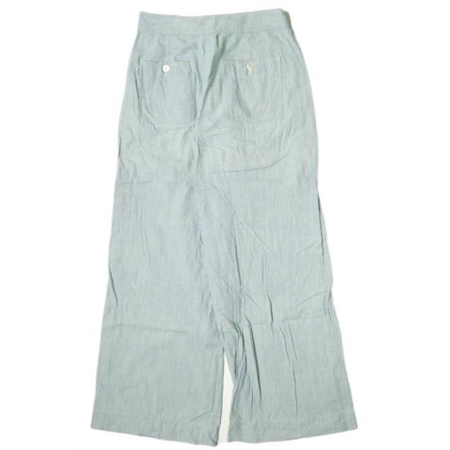 POLO RALPH LAUREN ポロラルフローレン Chambray Belted Wide-Leg Pants シャンブレーベルテッドワイドレッグパンツ 211705511001 0 ブルー |  | 01