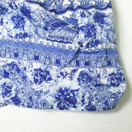 Polo by Ralph Lauren ポロバイラルフローレン フローラルコットンボイルティアードスカート 0 BLUE/WHITE 花柄 ロング ボトムス g18259 |  | 06