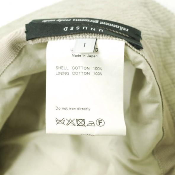 UNUSED アンユーズド 20AW 日本製 Corduroy Bucket Hat コーデュロイバケットハット UH0541 1 ベージュ 帽子 g18276 |  | 07