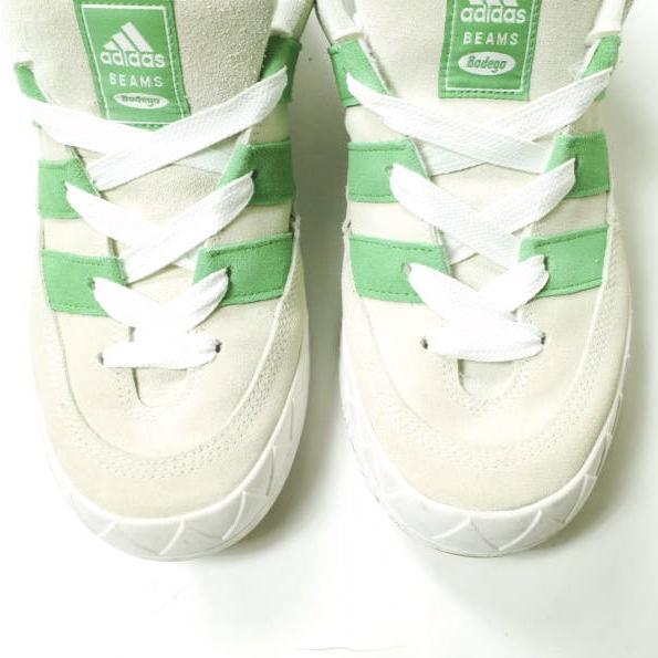 Bodega x adidas x BEAMS ボデガ アディダス ビームス 別注 ADIMATIC アディマティック IE9212 US11(29cm) NAVY/GREEN スニーカー シューズ【中古】【Bodega × adidas x BEAMS】 Bodega x adidas BEAMS ボデガ アディダス ビームス 別注 ADIMATIC