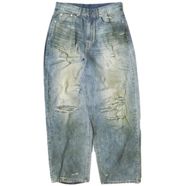 新品 FR(13)NDS フレンズ 23AW HDKダメージワイドパンツ 23A-PTL071-RF