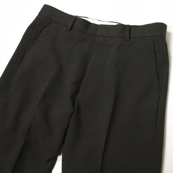 BEAUTY＆YOUTH ビューティーアンドユース 22AW ダブルクロス メランジノープリーツ ストレートパンツ 1214-144-8297 L DK.BROWN スラックス |  | 03