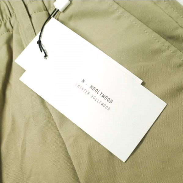 新品 N.HOOLYWOOD x INVINCIBLE エヌハリウッド インビンシブル 24AW HALF PANTS 1タックイージーショーツ 9245-CP05-037 36 BEIGE g18339 |  | 02
